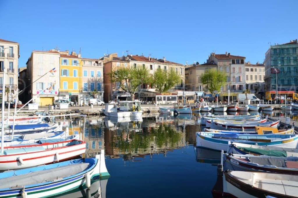 Blue Summer Vibes Duplex Studio For 4P, Ac, Sea View, Parking, Beach At 50M, Spa Access -3 La Ciotat Exterior foto
